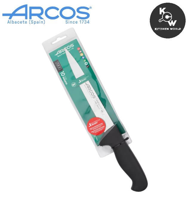 มีดแล่ปลาสแตนเลส Arcos 295225 ขนาด 19 ซม. สีดำ